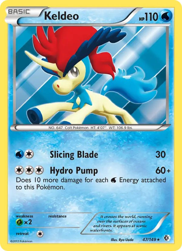 Keldeo — Boundaries Crossed card #47