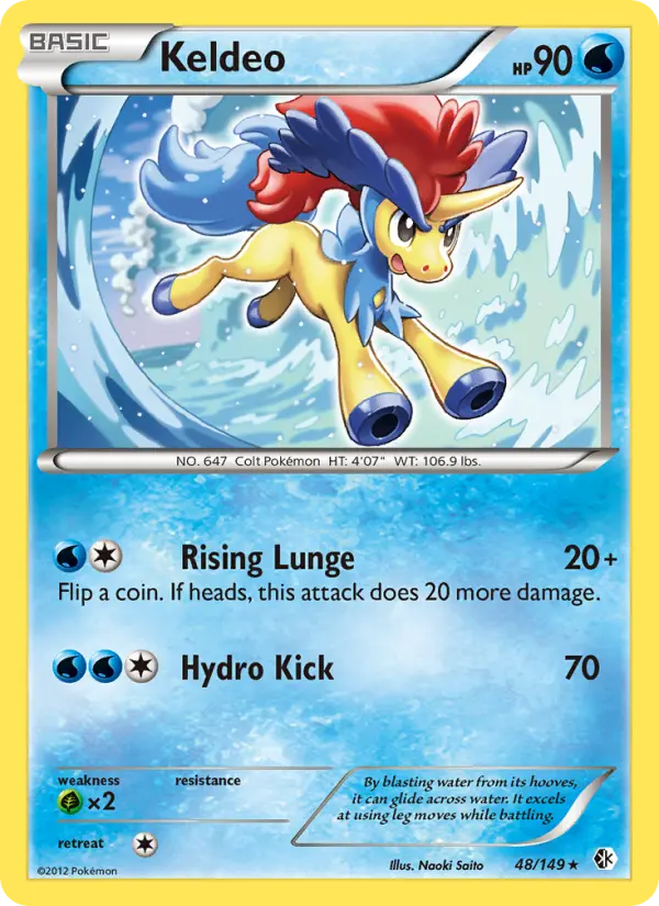 Keldeo — Boundaries Crossed card #48