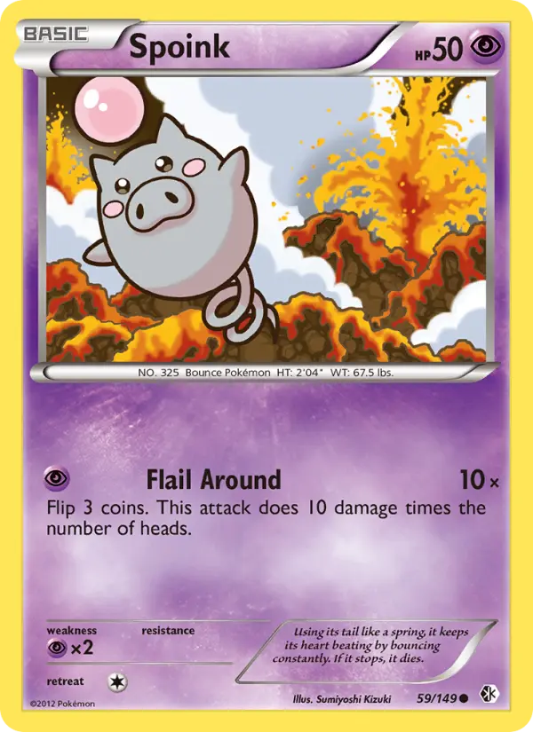 Spoink — Boundaries Crossed card #59