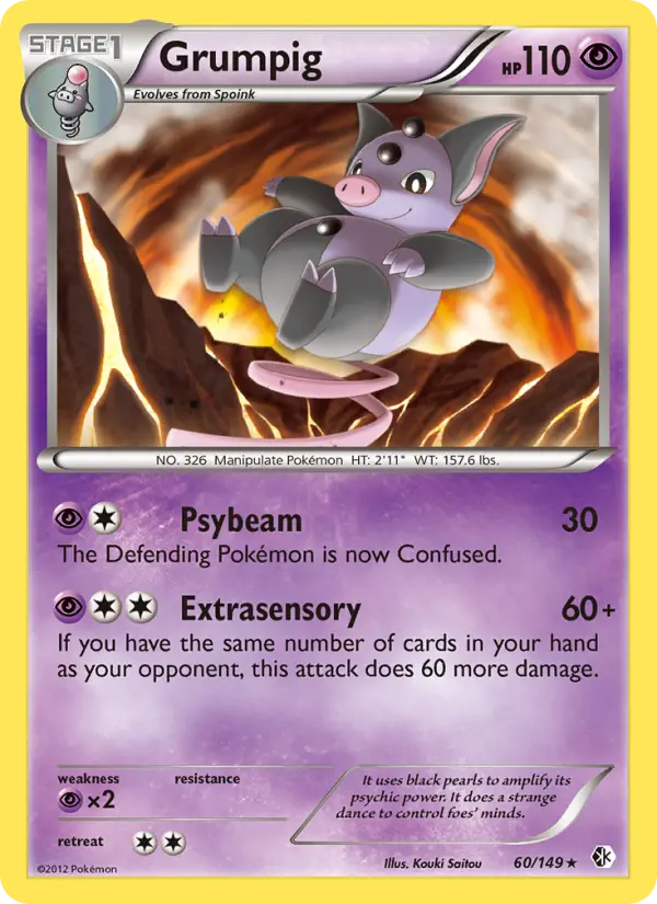 Grumpig — Boundaries Crossed card #60