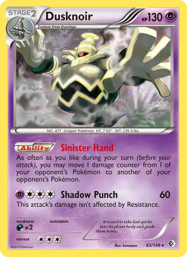 Dusknoir — Boundaries Crossed card #63