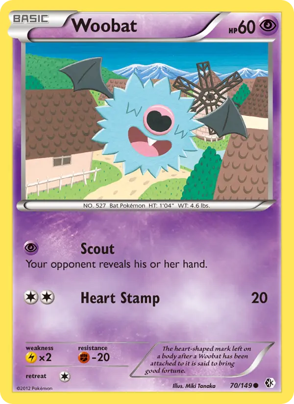 Woobat — Boundaries Crossed card #70