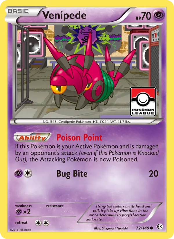 Venipede — Boundaries Crossed card #72