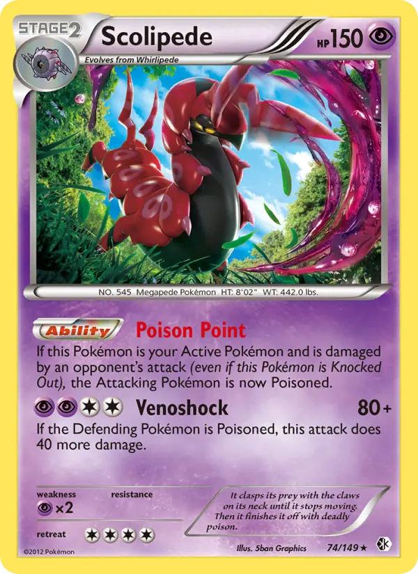 Scolipede — Boundaries Crossed card #74