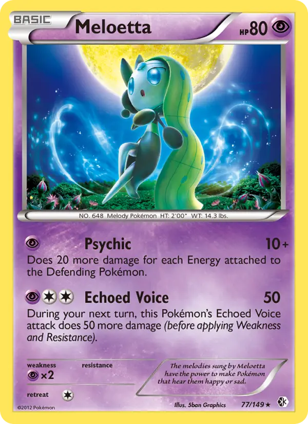 Meloetta — Boundaries Crossed card #77