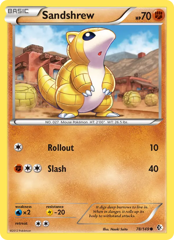 Sandshrew — Boundaries Crossed card #78