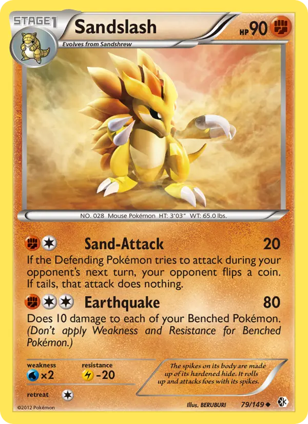 Sandslash — Boundaries Crossed card #79