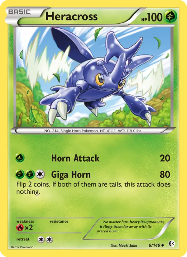 Heracross — Boundaries Crossed card #8