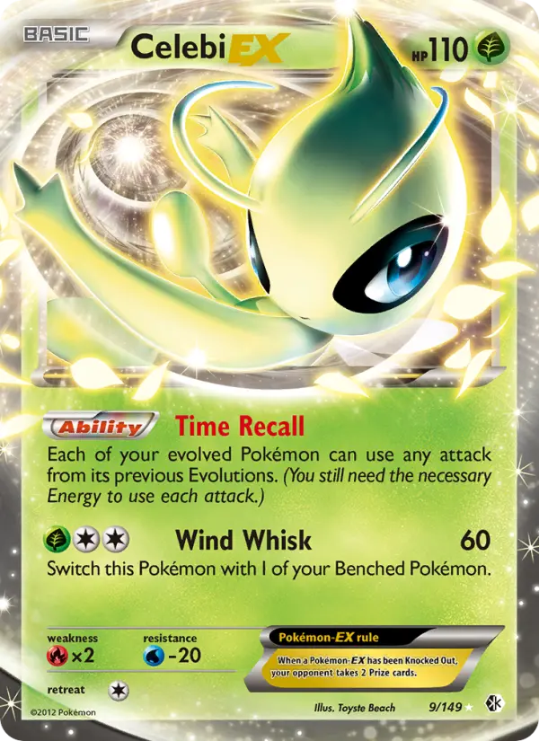 Celebi-EX — Boundaries Crossed card #9