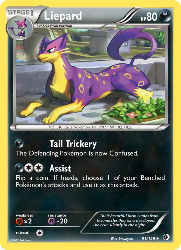 Liepard — Boundaries Crossed card #91