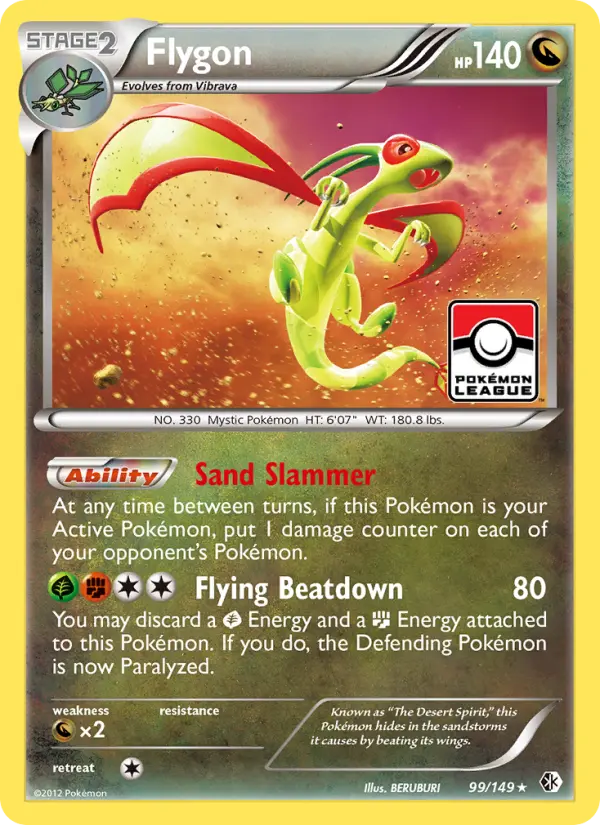 Flygon — Boundaries Crossed card #99