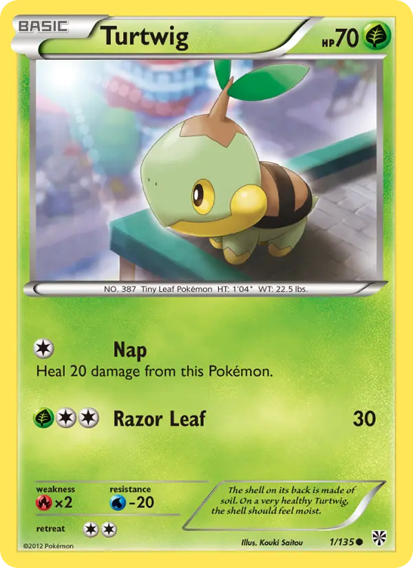 Turtwig — Plasma Storm card #1