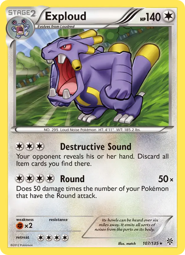 Exploud — Plasma Storm card #107