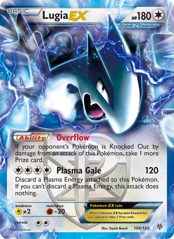 Lugia-EX — Plasma Storm card #108