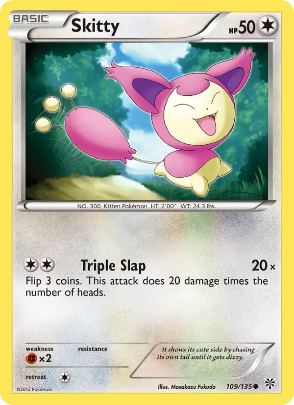 Skitty — Plasma Storm card #109