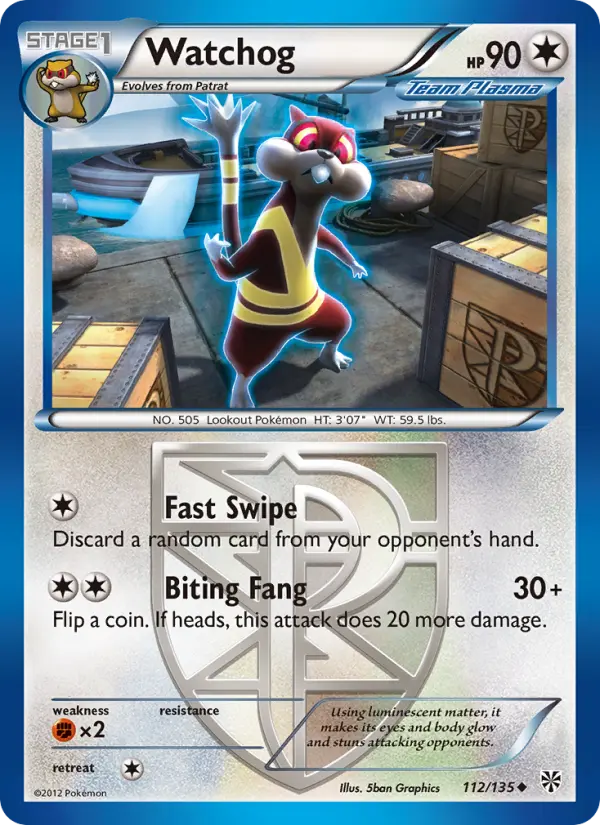 Watchog — Plasma Storm card #112
