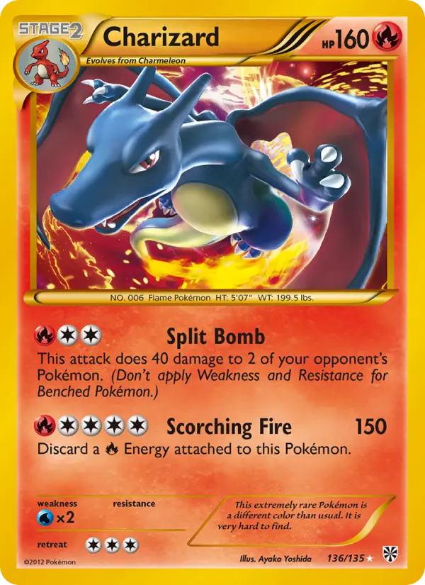 Charizard — Plasma Storm card #136