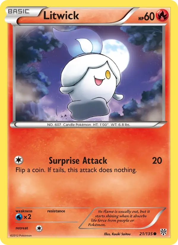 Litwick — Plasma Storm card #21