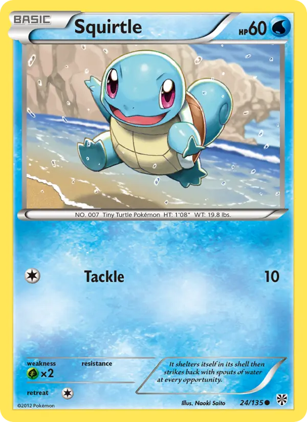 Squirtle — Plasma Storm card #24