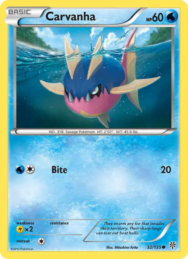 Carvanha — Plasma Storm card #32