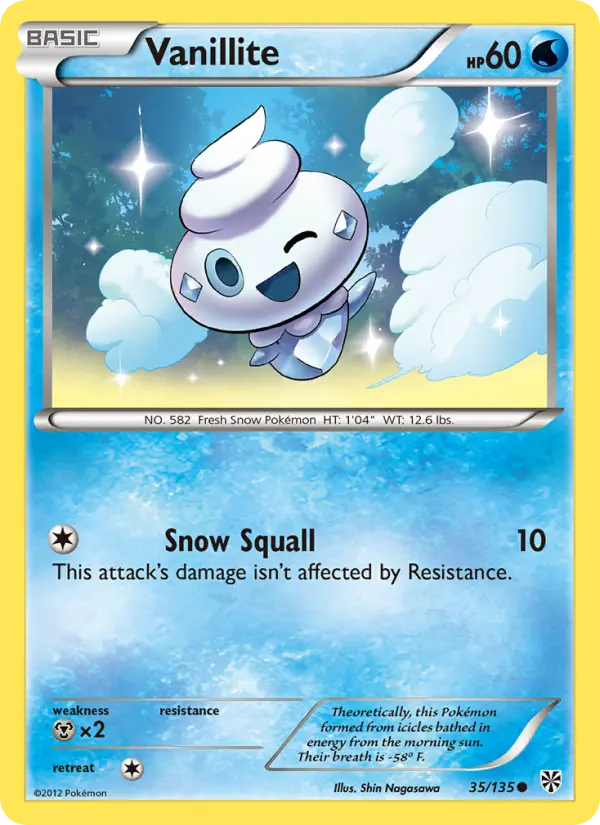 Vanillite — Plasma Storm card #35