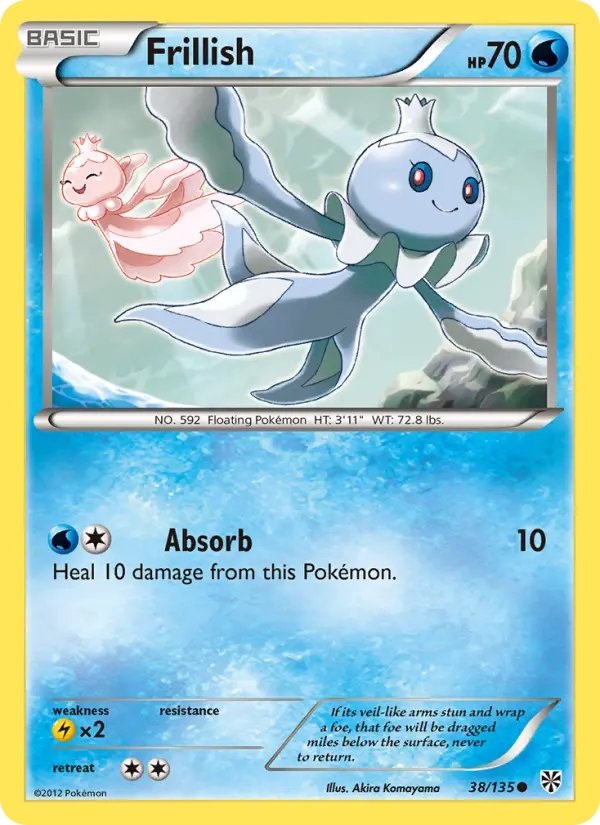 Frillish — Plasma Storm card #38