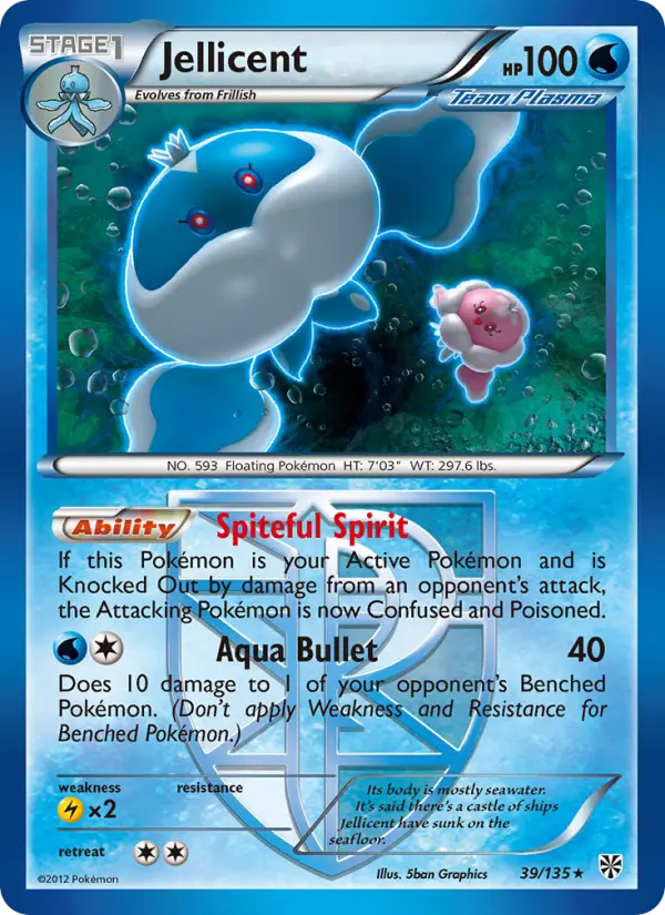 Jellicent — Plasma Storm card #39