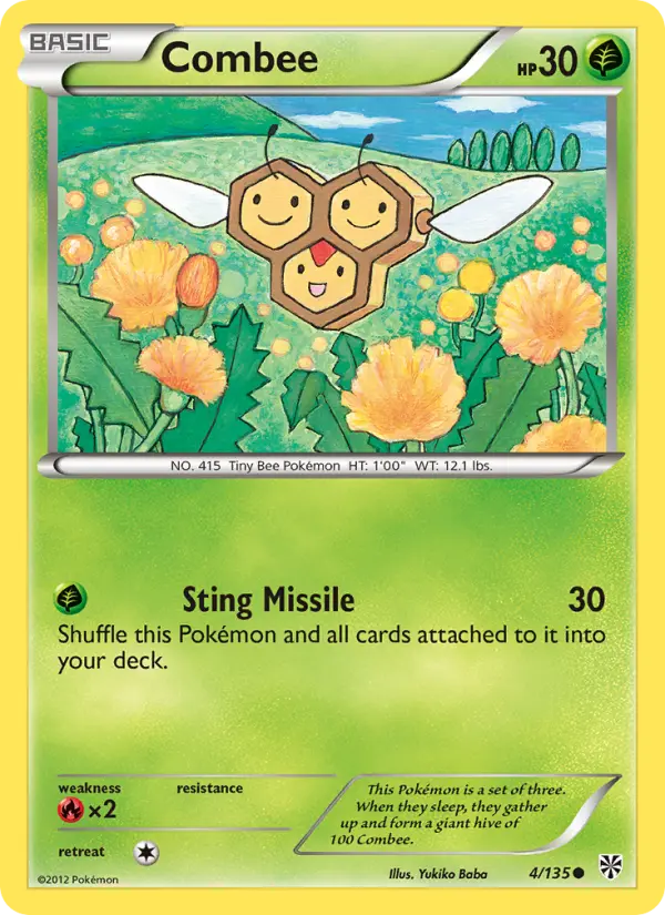 Combee — Plasma Storm card #4