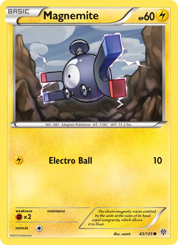 Magnemite — Plasma Storm card #43