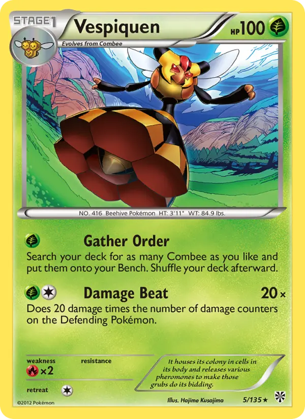 Vespiquen — Plasma Storm card #5