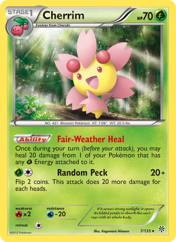 Cherrim — Plasma Storm card #7