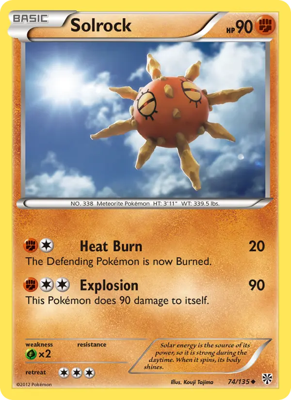 Solrock — Plasma Storm card #74