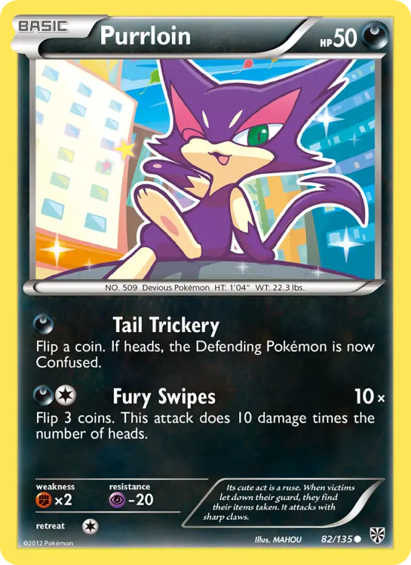 Purrloin — Plasma Storm card #82