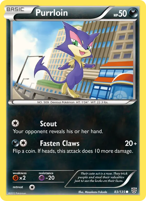 Purrloin — Plasma Storm card #83