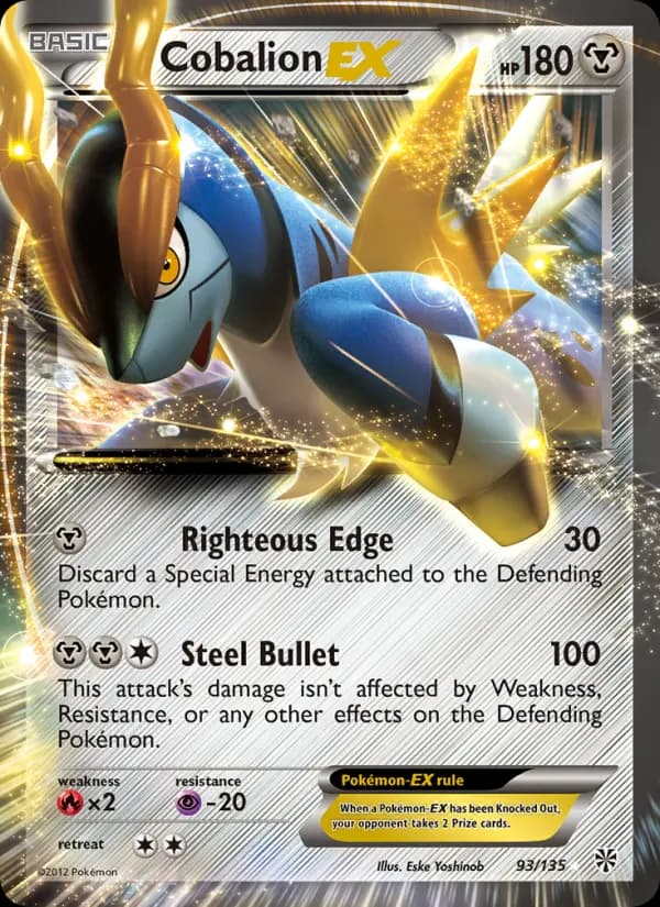 Cobalion-EX — Plasma Storm card #93