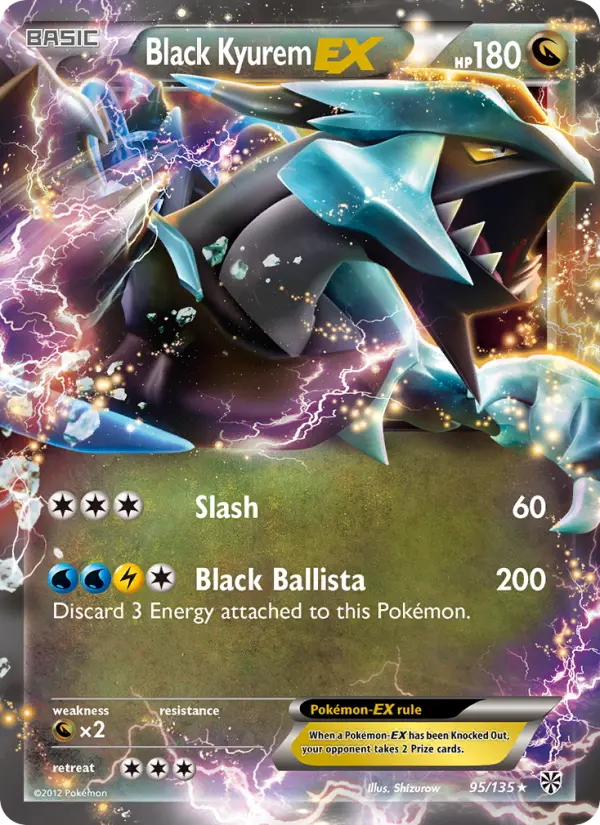 Black Kyurem-EX — Plasma Storm card #95