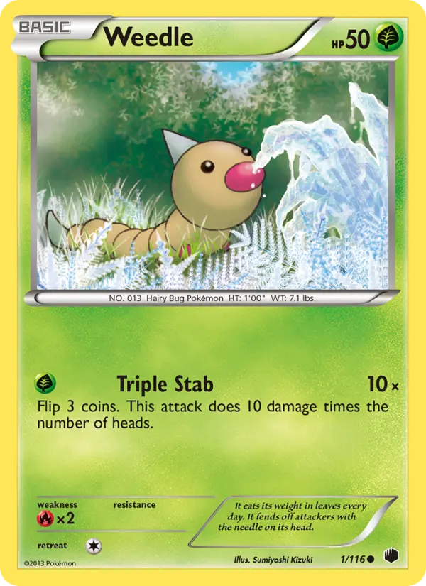 Weedle — Plasma Freeze card #1