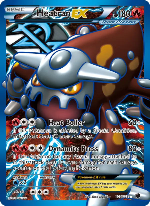 Heatran-EX — Plasma Freeze card #109