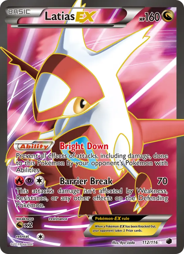 Latias-EX — Plasma Freeze card #112