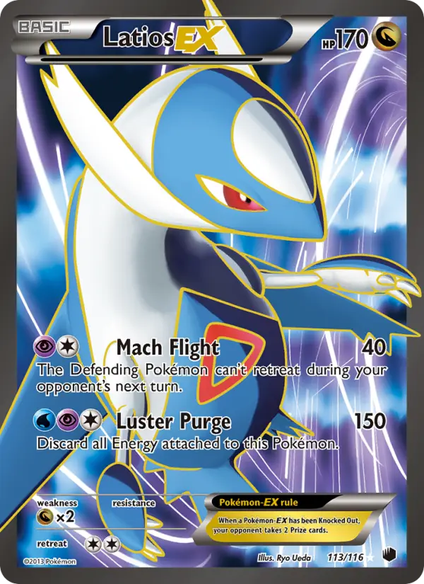 Latios-EX — Plasma Freeze card #113