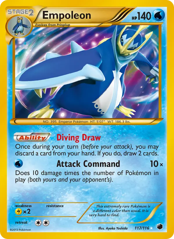 Empoleon — Plasma Freeze card #117