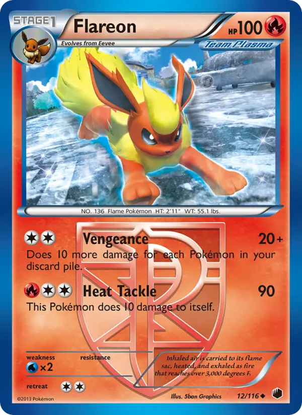 Flareon — Plasma Freeze card #12