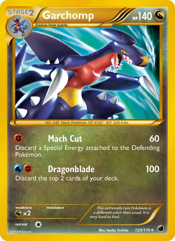 Garchomp — Plasma Freeze card #120