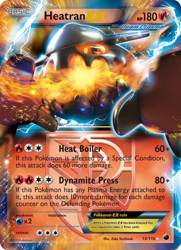 Heatran-EX — Plasma Freeze card #13