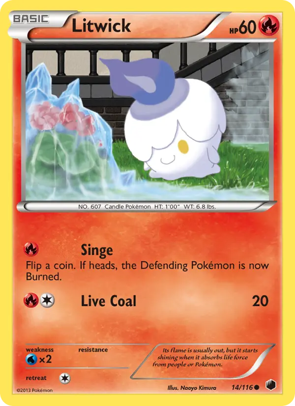 Litwick — Plasma Freeze card #14