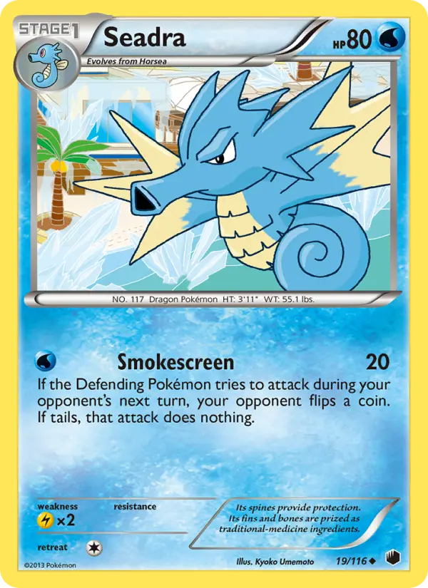 Seadra — Plasma Freeze card #19