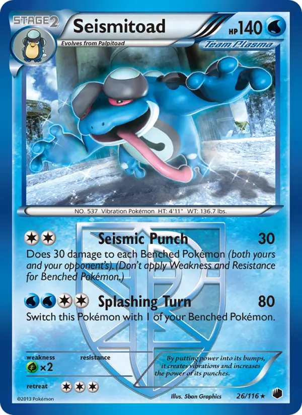 Seismitoad — Plasma Freeze card #26