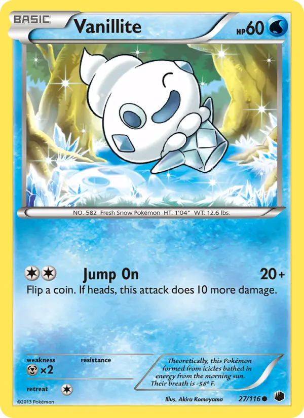 Vanillite — Plasma Freeze card #27