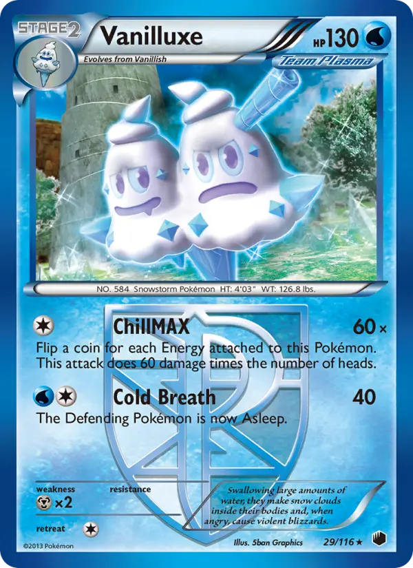 Vanilluxe — Plasma Freeze card #29