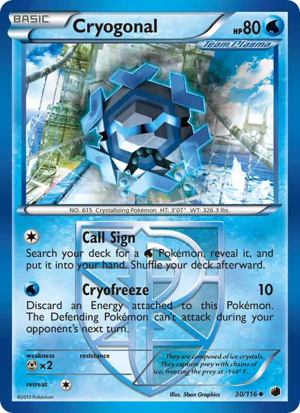 Cryogonal — Plasma Freeze card #30